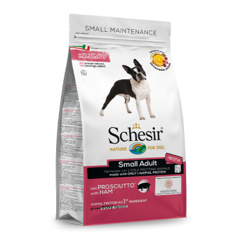 Schesir Nature Ração Cão Small Adult Presunto/Fiambre 800GR